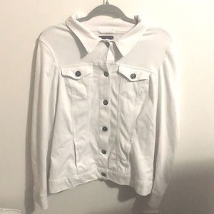 White button up jacket